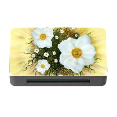 Summer Anemone Sylvestris Memory Card Reader With Cf by Celenk