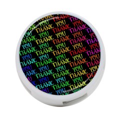 Thank You Font Colorful Word Color 4-port Usb Hub (one Side) by Celenk