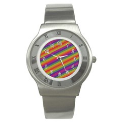 Spectrum Psychedelic Green Stainless Steel Watch by Celenk