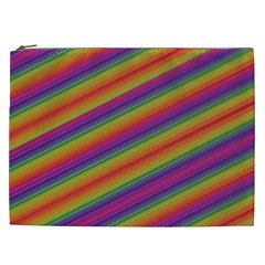 Spectrum Psychedelic Green Cosmetic Bag (xxl)  by Celenk