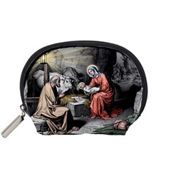 The Birth Of Christ Accessory Pouches (small)  by Valentinaart