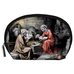 The Birth Of Christ Accessory Pouches (large)  by Valentinaart