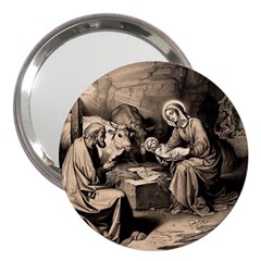 The Birth Of Christ 3  Handbag Mirrors by Valentinaart