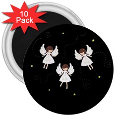 Christmas angels  3  Magnets (10 pack) 