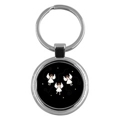 Christmas angels  Key Chains (Round) 