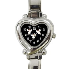 Christmas angels  Heart Italian Charm Watch