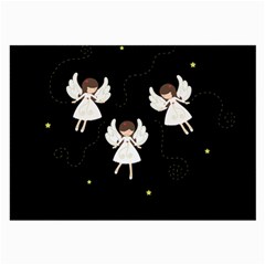 Christmas angels  Large Glasses Cloth (2-Side)