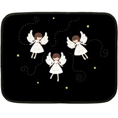 Christmas angels  Fleece Blanket (Mini)