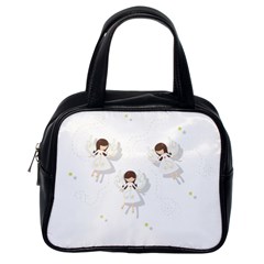 Christmas Angels  Classic Handbags (one Side) by Valentinaart
