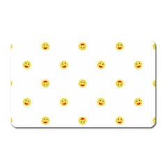 Happy Sun Motif Kids Seamless Pattern Magnet (rectangular) by dflcprintsclothing