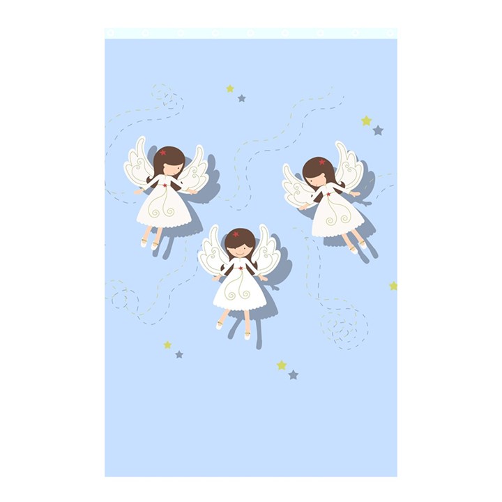 Christmas angels  Shower Curtain 48  x 72  (Small) 