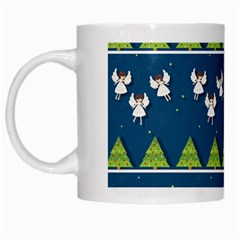 Christmas Angels  White Mugs by Valentinaart