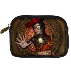 Steampunk, Wonderful Steampunk Lady Digital Camera Cases by FantasyWorld7