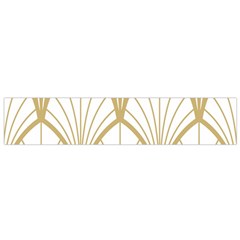 Art Deco, Beautiful,fan Pattern, Gold,white,vintage,1920 Era, Elegant,chic,vintage Small Flano Scarf by NouveauDesign