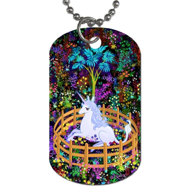 The Last Unicorn in Captivity Dog Tag (Two-sided) 