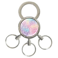 Festive Color 3-Ring Key Chains