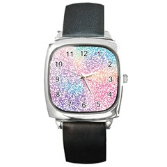 Festive Color Square Metal Watch