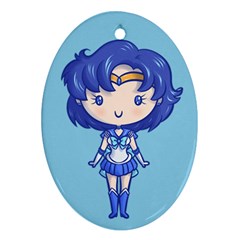 Cutie Mercury Oval Ornament by Ellador