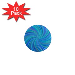 Blue Background Spiral Swirl 1  Mini Magnet (10 Pack)  by Celenk