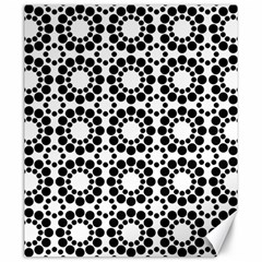 Black White Pattern Seamless Monochrome Canvas 20  X 24  