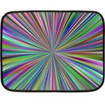 Burst Colors Ray Speed Vortex Double Sided Fleece Blanket (Mini)  35 x27  Blanket Back