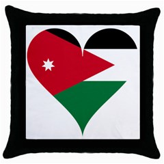 Heart Love Affection Jordan Throw Pillow Case (Black)