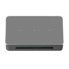 Diagonal Stripe Pattern Seamless Memory Card Reader With Cf by Celenk