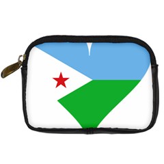 Heart Love Flag Djibouti Star Digital Camera Cases by Celenk