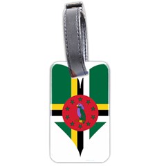 Heart Love Flag Antilles Island Luggage Tags (two Sides) by Celenk