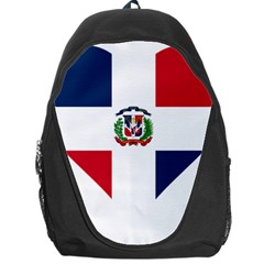 Heart Love Dominican Republic Backpack Bag by Celenk