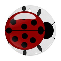 Ladybug Insects Colors Alegre Ornament (round) by Celenk