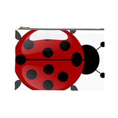 Ladybug Insects Colors Alegre Cosmetic Bag (large)  by Celenk