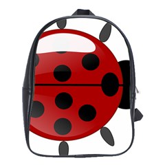 Ladybug Insects Colors Alegre School Bag (xl) by Celenk