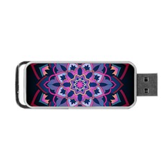 Mandala Circular Pattern Portable Usb Flash (one Side) by Celenk