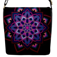 Mandala Circular Pattern Flap Messenger Bag (s) by Celenk