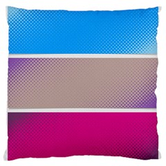 Pattern Template Banner Background Large Cushion Case (one Side) by Celenk