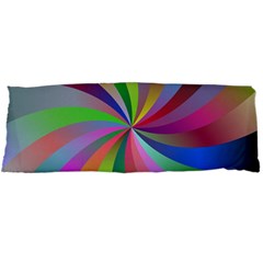 Spiral Background Design Swirl Body Pillow Case Dakimakura (two Sides) by Celenk