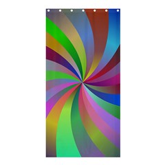 Spiral Background Design Swirl Shower Curtain 36  X 72  (stall)  by Celenk