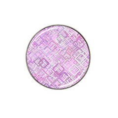 Pink Modern Background Square Hat Clip Ball Marker (10 Pack) by Celenk