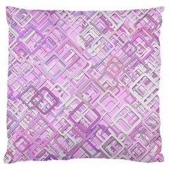 Pink Modern Background Square Large Cushion Case (two Sides) by Celenk