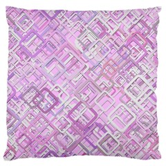 Pink Modern Background Square Large Flano Cushion Case (two Sides) by Celenk