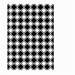 Square Diagonal Pattern Seamless Large Garden Flag (two Sides) by Celenk