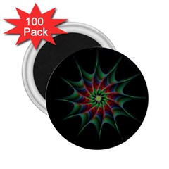 Star Abstract Burst Starburst 2 25  Magnets (100 Pack)  by Celenk