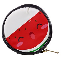 Watermelon Red Network Fruit Juicy Mini Makeup Bags by Celenk