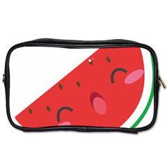 Watermelon Red Network Fruit Juicy Toiletries Bags 2-side by Celenk