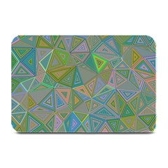Triangle Background Abstract Plate Mats by Celenk