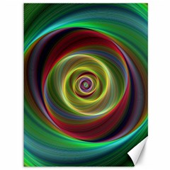 Spiral Vortex Fractal Render Swirl Canvas 36  X 48   by Celenk