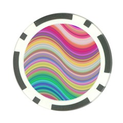 Wave Background Happy Design Poker Chip Card Guard
