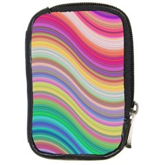 Wave Background Happy Design Compact Camera Cases
