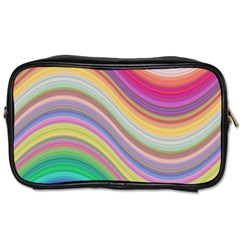 Wave Background Happy Design Toiletries Bags